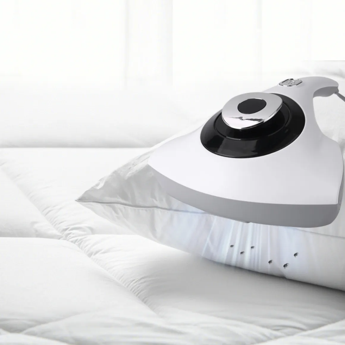 Milbensauger mit UV-C Licht