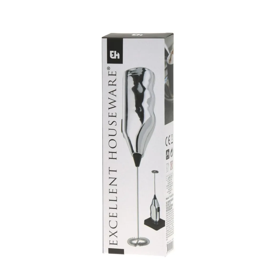 Milchaufschäumer 20 cm silber