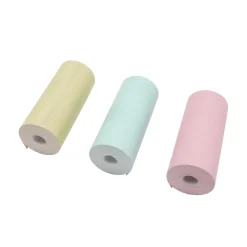 Mini Drucker Set mit Akku 16-teilig weiss