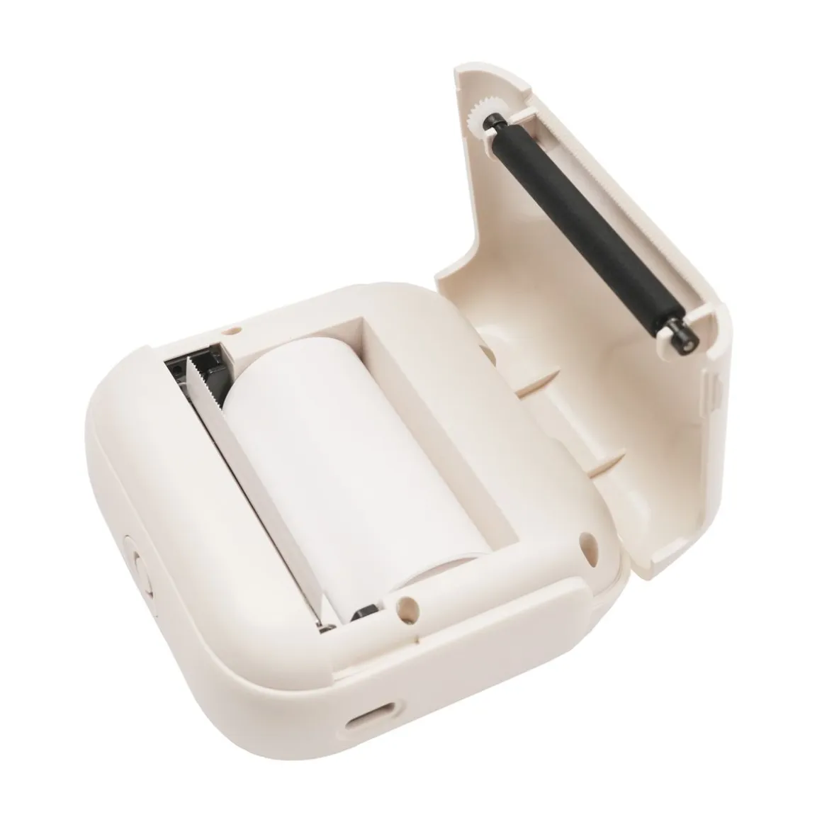 Mini Drucker Set mit Akku 16-teilig weiss