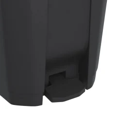 Mülltonne 80L mit Deckel schwarz