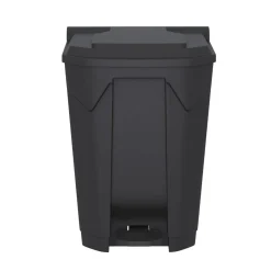 Mülltonne 80L mit Deckel schwarz