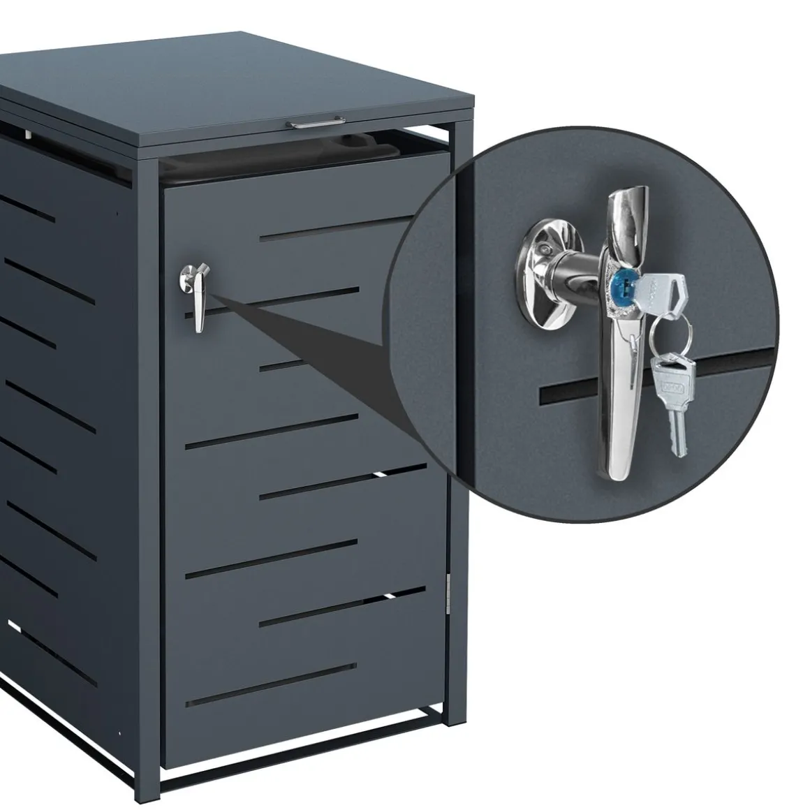 Mülltonnenbox 240L anthrazit