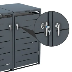 Mülltonnenbox 480L anthrazit