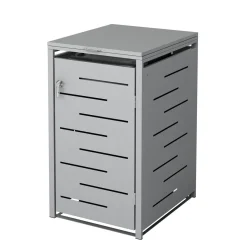 Mülltonnenbox 240L silber