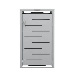 Mülltonnenbox 240L silber