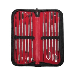Modellierwerkzeug Set Metall mit Etui 13-teilig