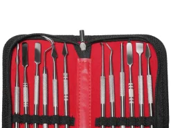Modellierwerkzeug Set Metall mit Etui 13-teilig