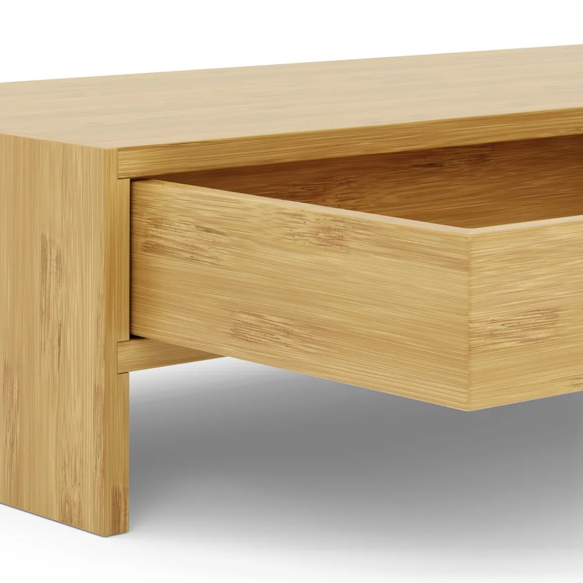 Monitorständer Bambus AURIVA 47 x 18 x 11 cm natur