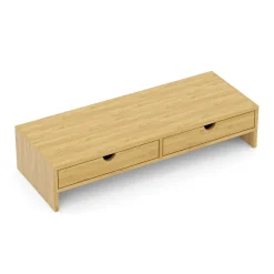 Monitorständer Bambus AURIVA 47 x 18 x 11 cm natur