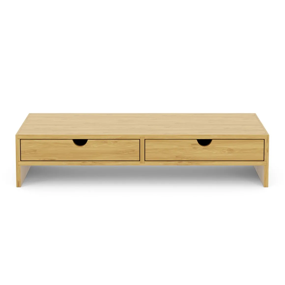 Monitorständer Bambus AURIVA 47 x 18 x 11 cm natur