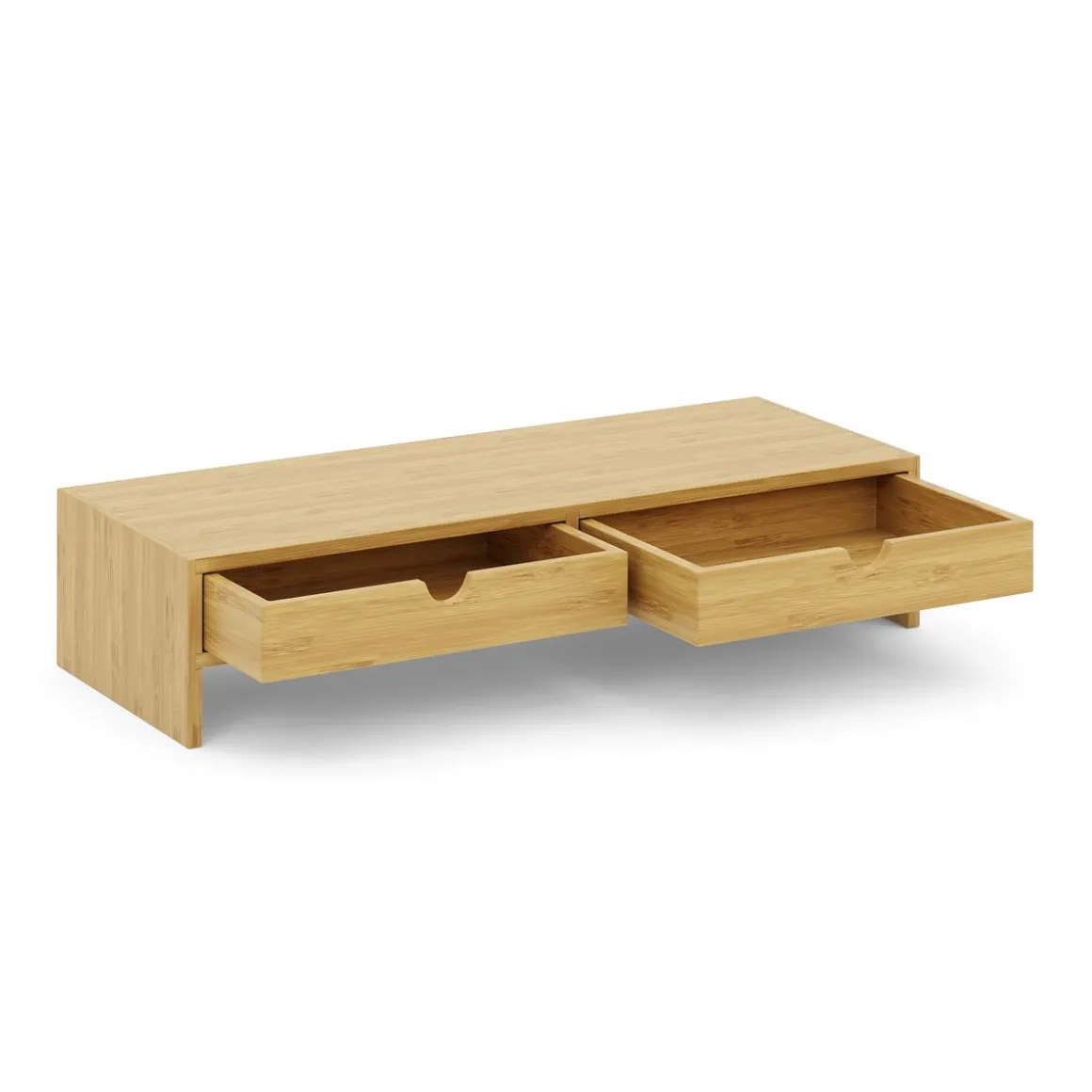Monitorständer Bambus AURIVA 47 x 18 x 11 cm natur