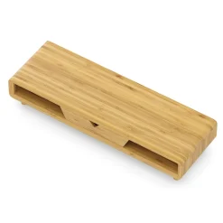Monitorständer Bambus 62 x 20 x 12 cm natur