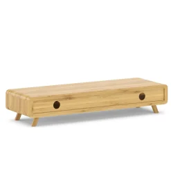 Monitorständer Bambus 62 x 20 x 12 cm natur