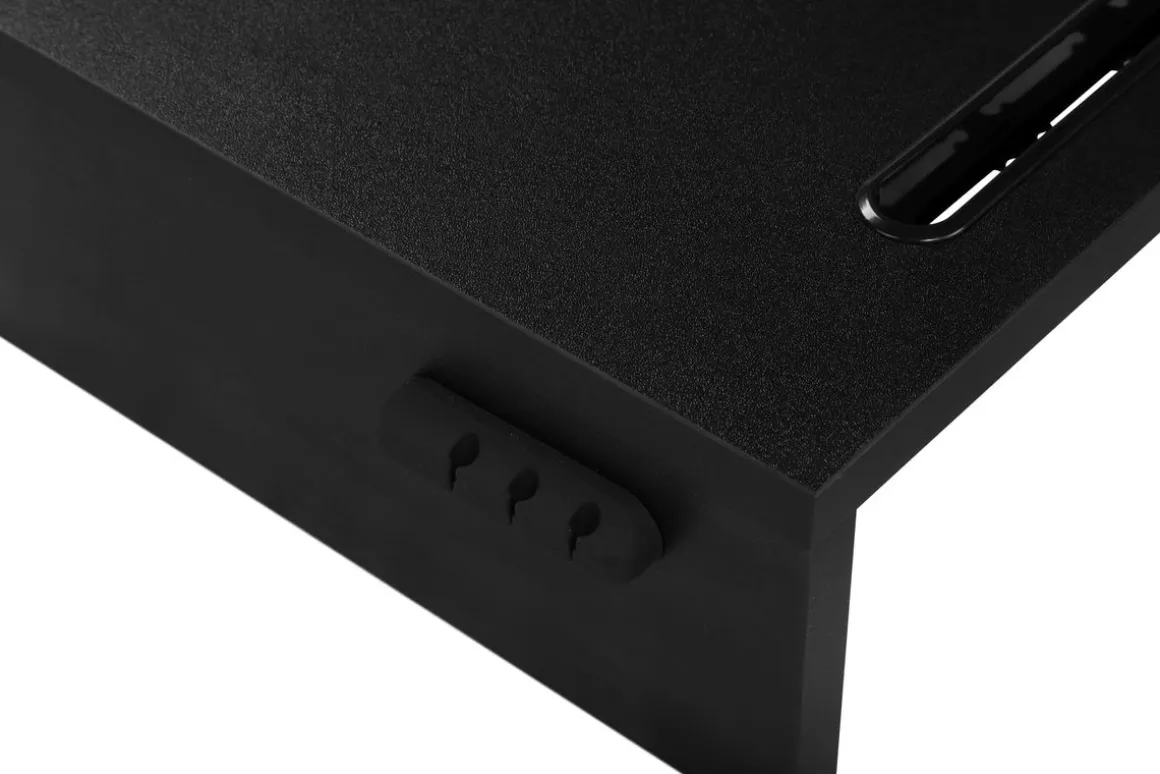 Monitorständer für 2 Bildschirme schwarz