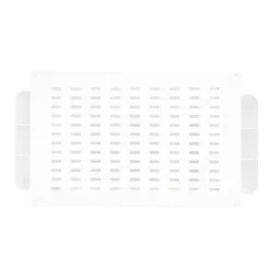 Monitorständer mit Schublade und Stiftehalter 49 x 25 x 15 cm weiss