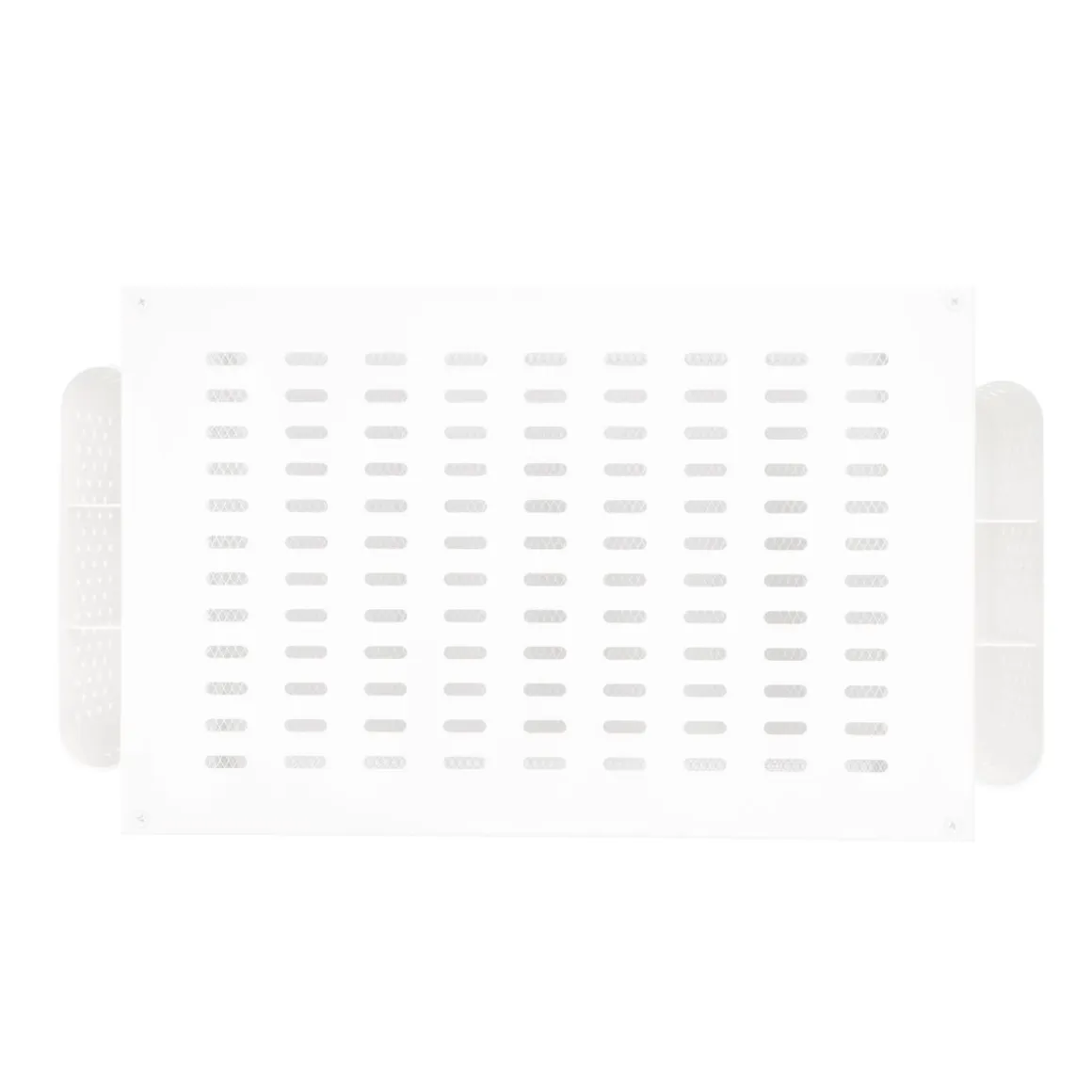 Monitorständer mit Schublade und Stiftehalter 49 x 25 x 15 cm weiss