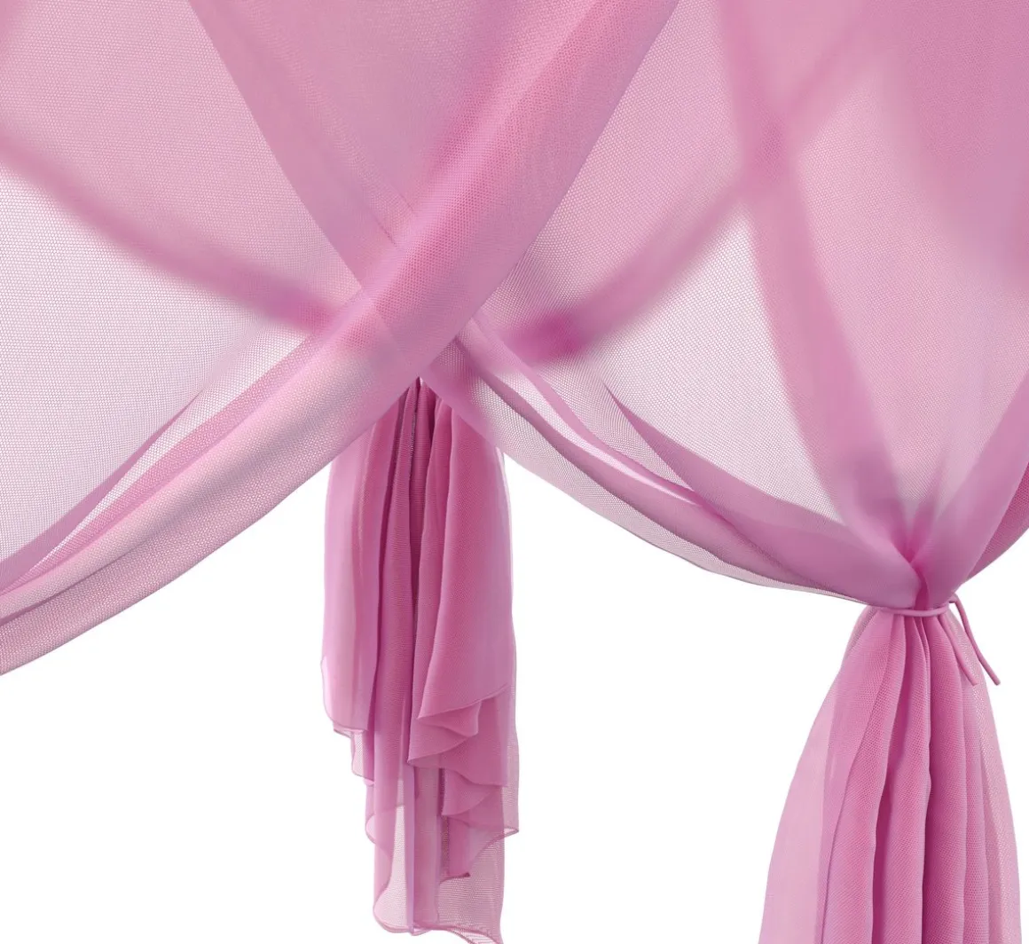 Moskitonetz 220 x 210 cm pink