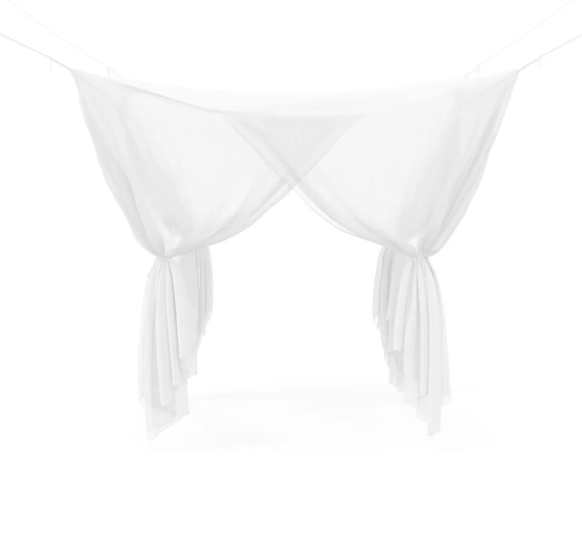 Moskitonetz 220 x 210 cm weiss