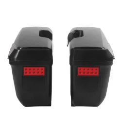 Motorrad Seitenkoffer 2er Set 23L schwarz