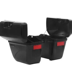 Motorrad Seitenkoffer 2er Set 23L schwarz