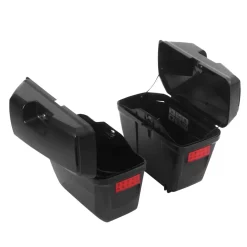 Motorrad Seitenkoffer 2er Set 23L schwarz
