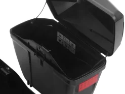Motorrad Seitenkoffer 2er Set 23L schwarz