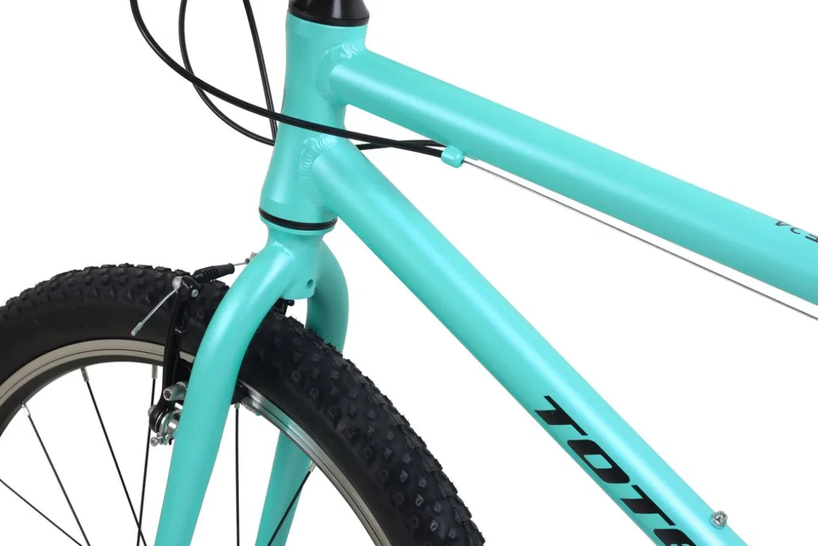 Mountainbike Jugendvelo JOYRIDE 24" türkis