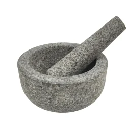 Mörser mit Stössel Marmor 14 x 7 cm