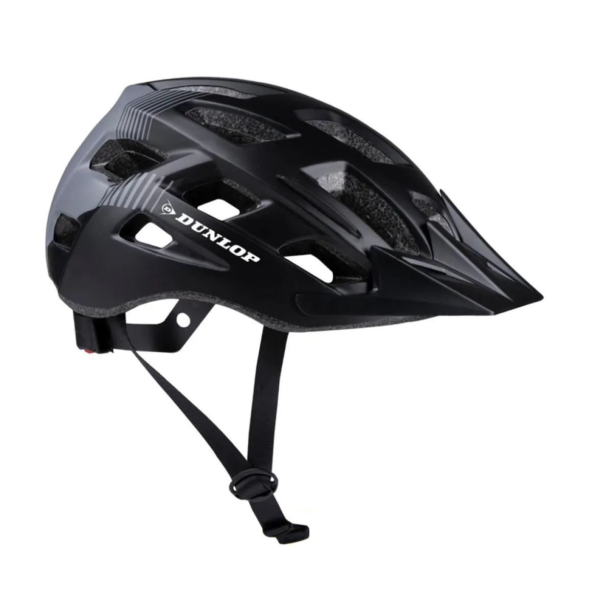 MTB Helm DUNLOP LED 58 - 61 cm schwarz