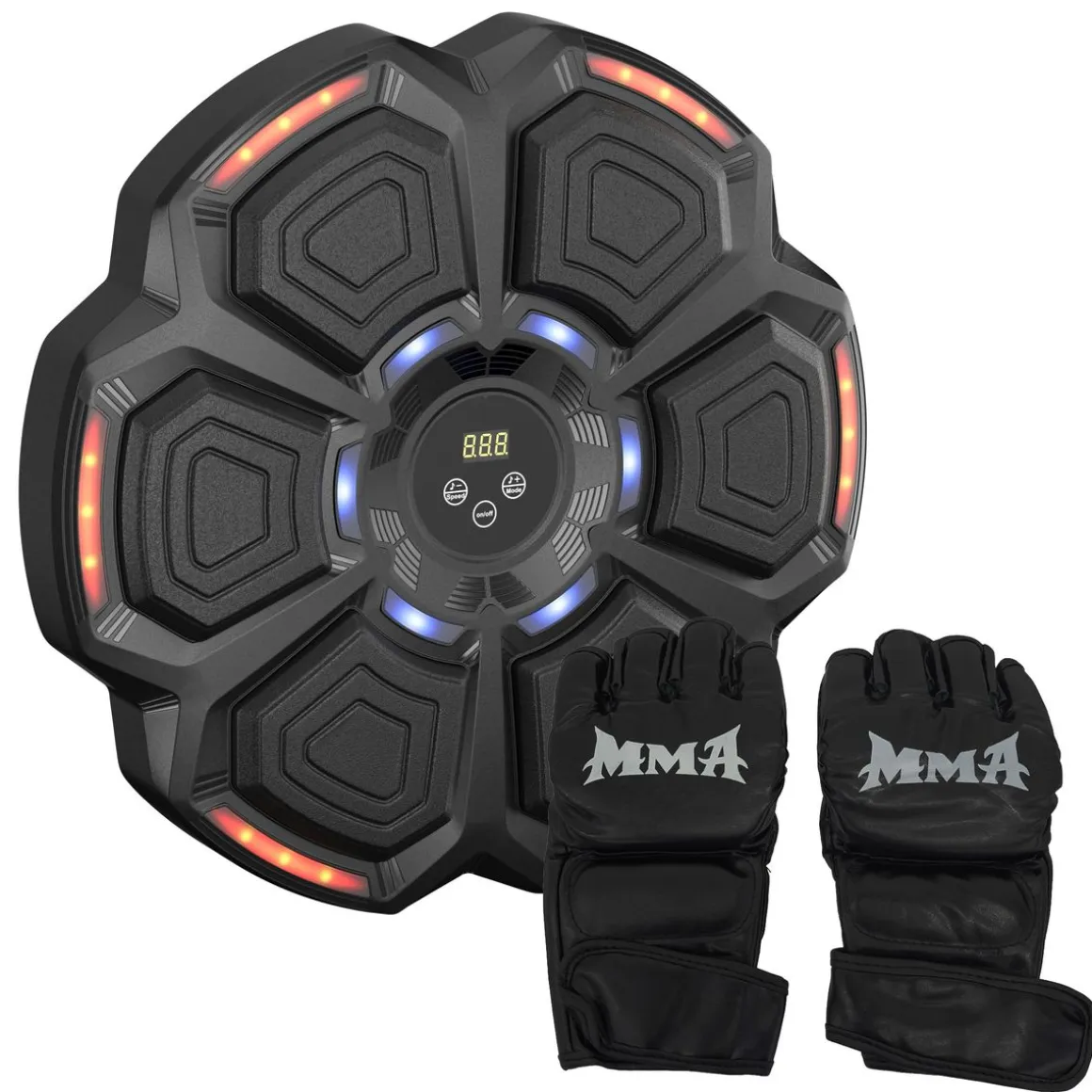Musik-Boxmaschine CRUSH mit Boxhandschuhen