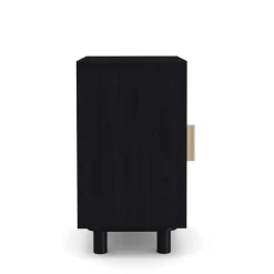 Nachttisch ALDO 40 x 58 cm natur/schwarz