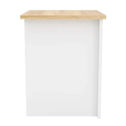 Nachttisch ARLES mit 2 Schubladen 45 x 39 x 50 cm weiss