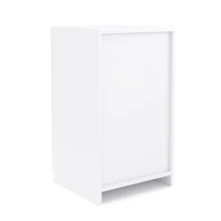 Nachttisch FORTE mit 3 Schubladen weiss