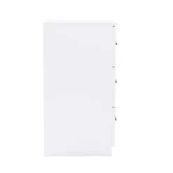 Nachttisch FORTE mit 3 Schubladen weiss