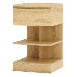 Nachttisch HIVRA mit Schublade 39 x 65 cm braun
