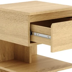 Nachttisch HIVRA mit Schublade 39 x 65 cm braun