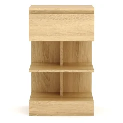Nachttisch HIVRA mit Schublade 39 x 65 cm braun