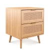 Nachttisch Holz ARNO 2 Schubladen