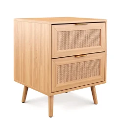 Nachttisch Holz ARNO 2 Schubladen