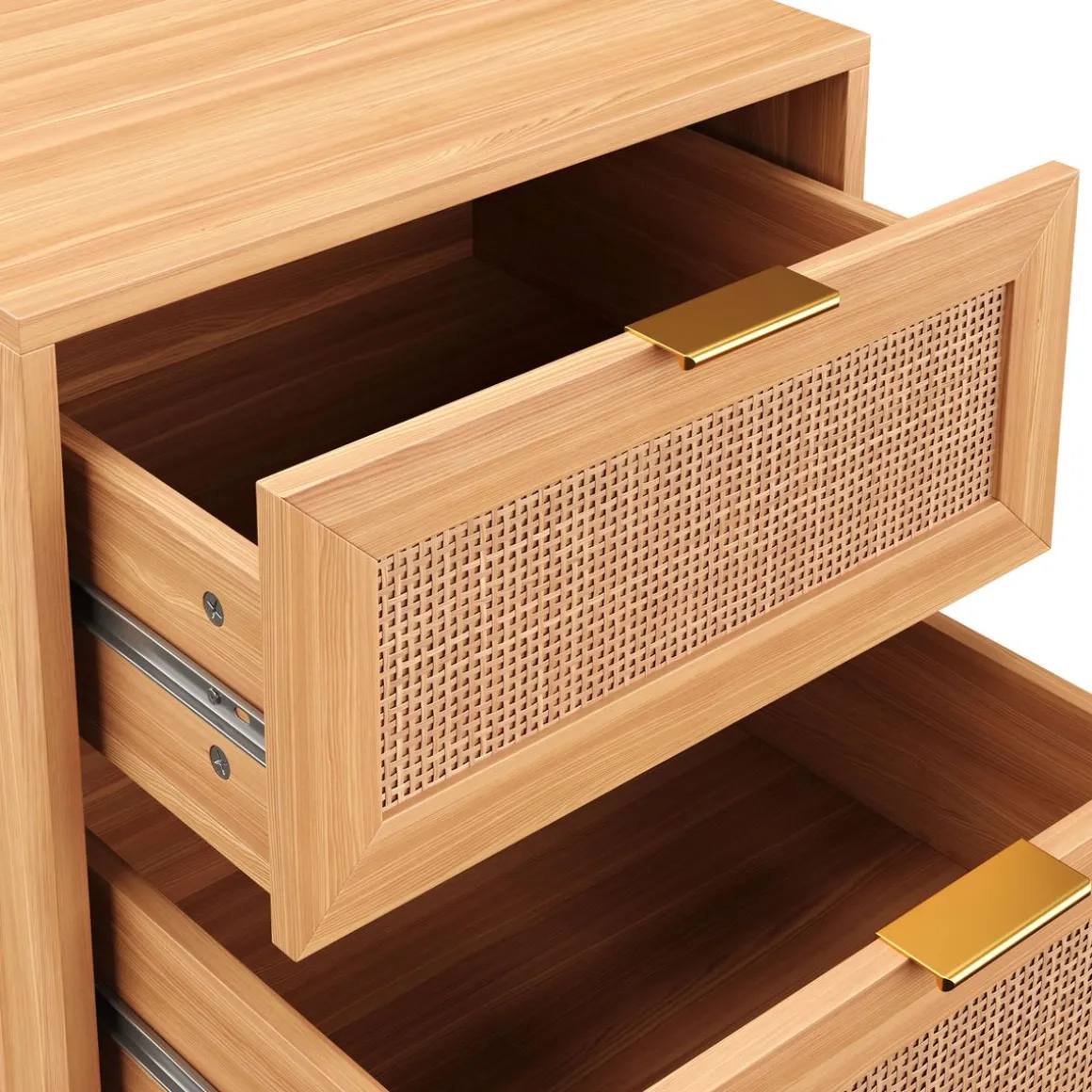 Nachttisch Holz ARNO 2 Schubladen
