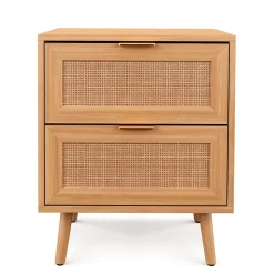 Nachttisch Holz ARNO 2 Schubladen