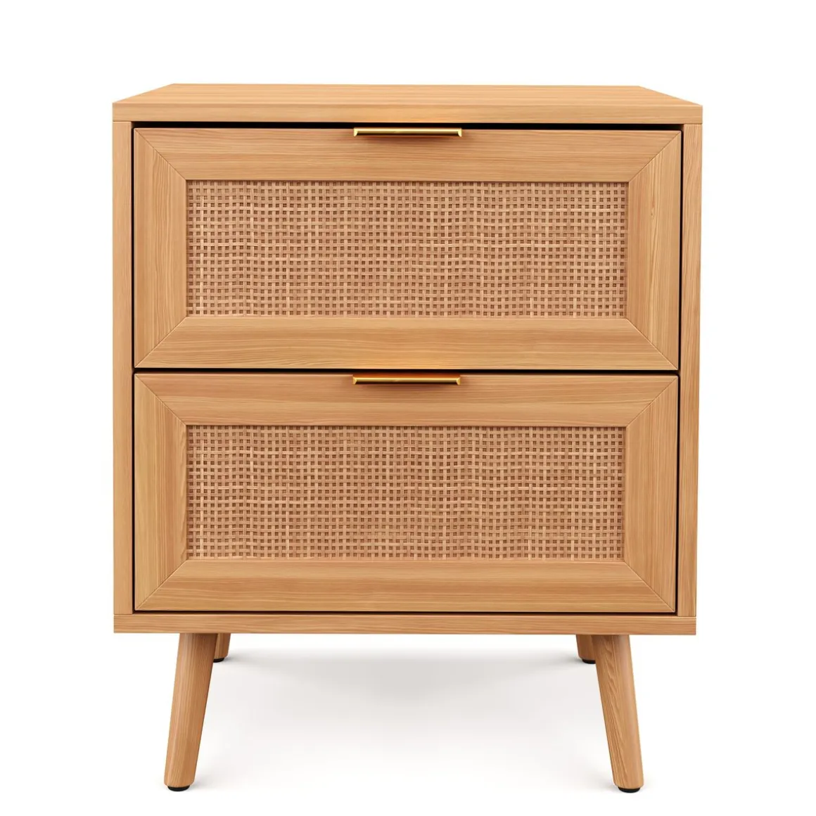 Nachttisch Holz ARNO 2 Schubladen