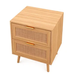 Nachttisch Holz ARNO 2 Schubladen