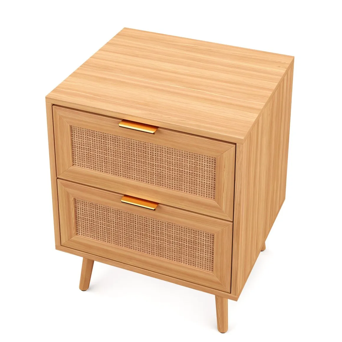 Nachttisch Holz ARNO 2 Schubladen