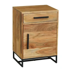 Nachttisch Holz HILLA 45 x 65 cm