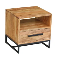 Nachttisch Holz HILLA 40 x 40 cm
