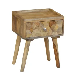 Nachttisch Holz LEVA 1 Schublade