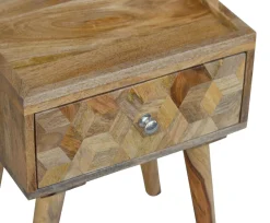 Nachttisch Holz LEVA 1 Schublade