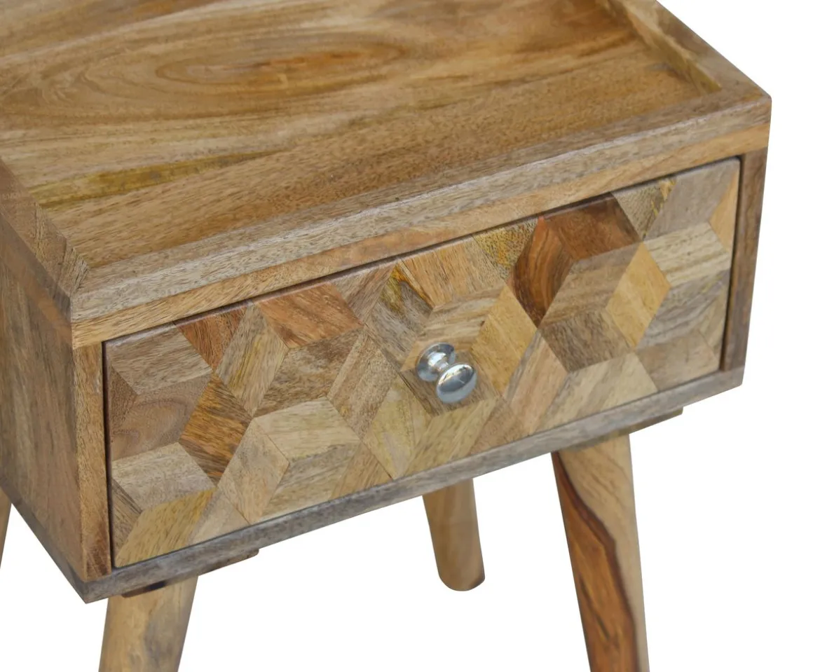 Nachttisch Holz LEVA 1 Schublade
